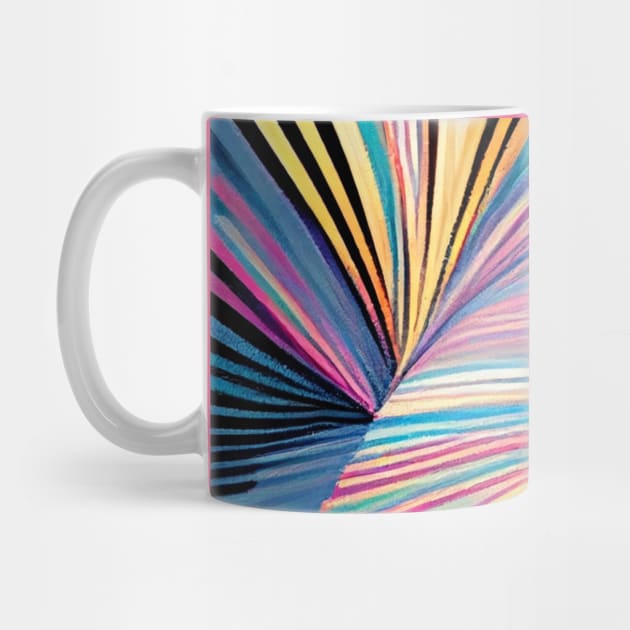 Abstract painting in the style of Bridget Riley by simonebonato99@gmail.com